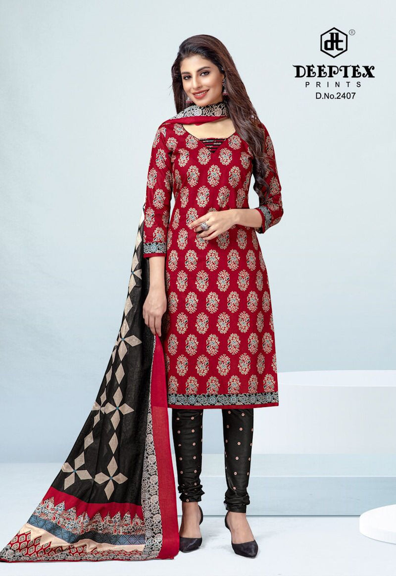 Deeptex Prints Chief Guest Vol 24 Cotton Printed Festive Wear Salwar Suits