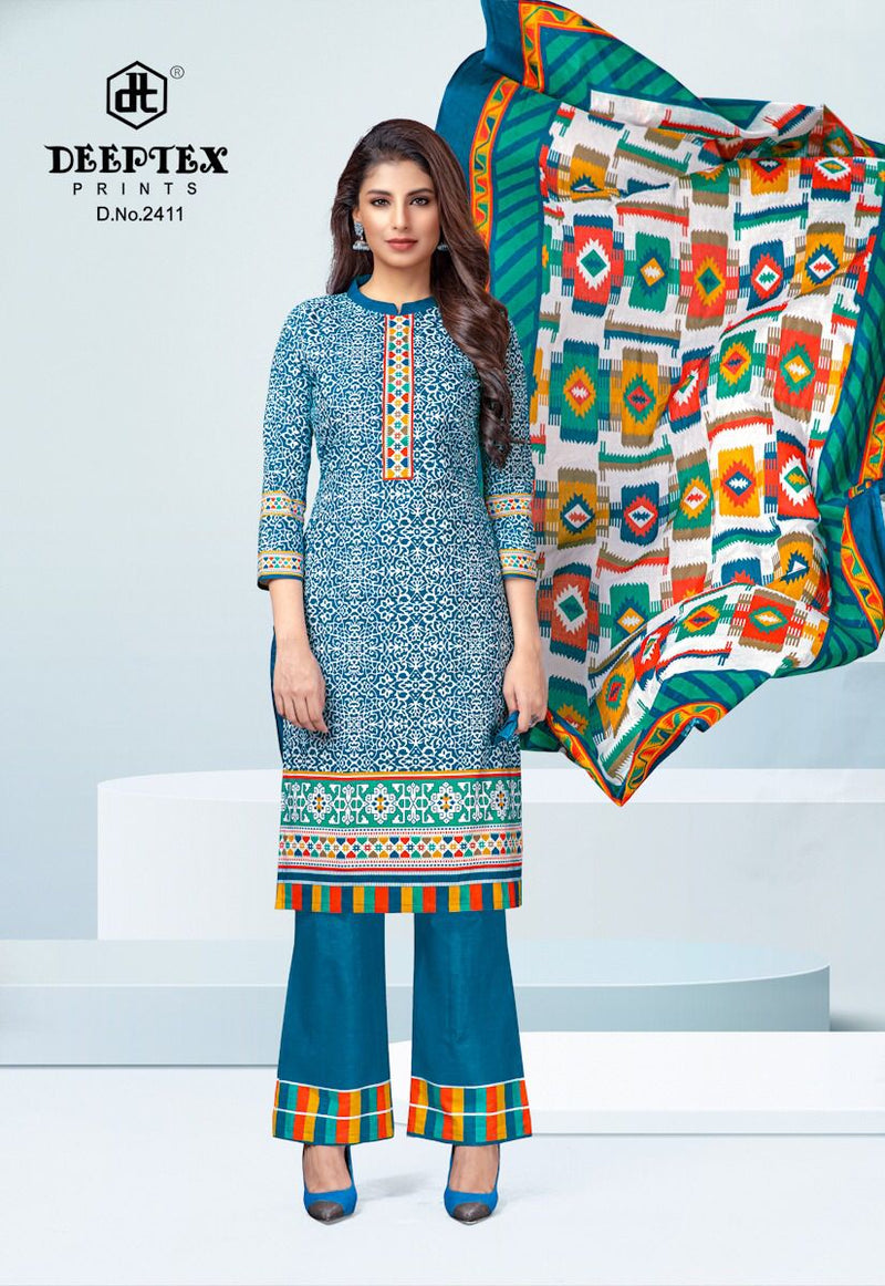 Deeptex Prints Chief Guest Vol 24 Cotton Printed Festive Wear Salwar Suits