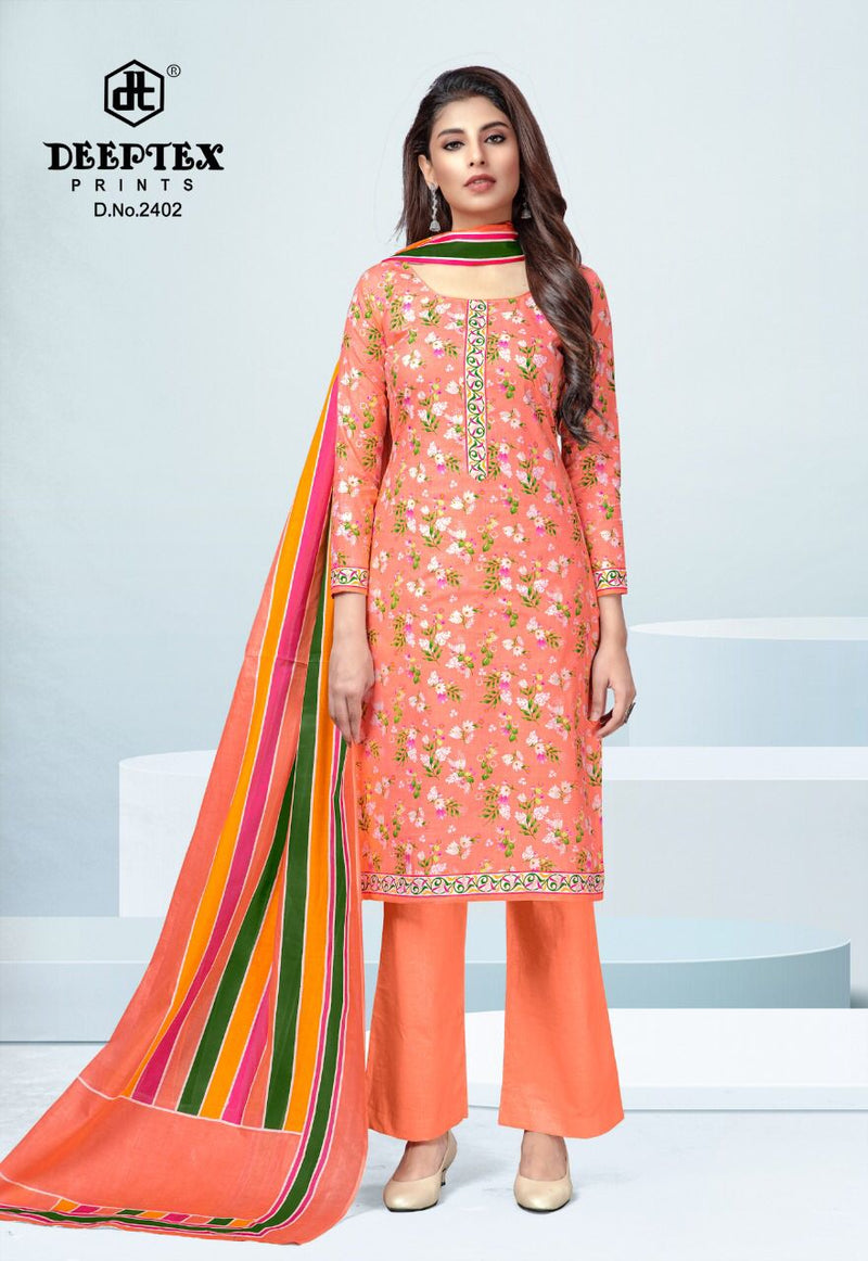 Deeptex Prints Chief Guest Vol 24 Cotton Printed Festive Wear Salwar Suits
