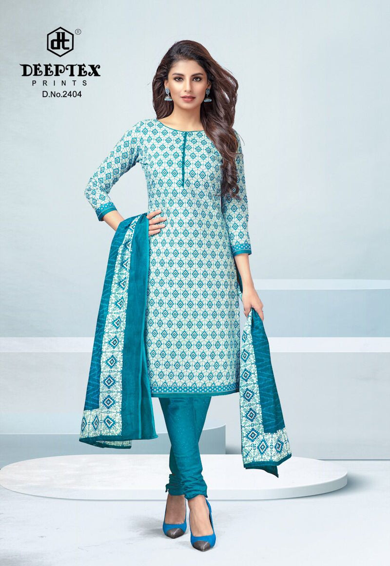 Deeptex Prints Chief Guest Vol 24 Cotton Printed Festive Wear Salwar Suits