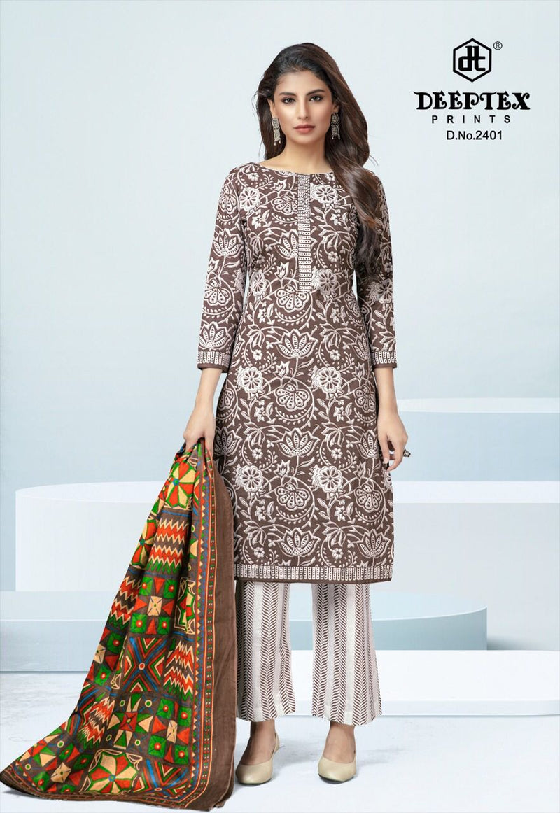 Deeptex Prints Chief Guest Vol 24 Cotton Printed Festive Wear Salwar Suits