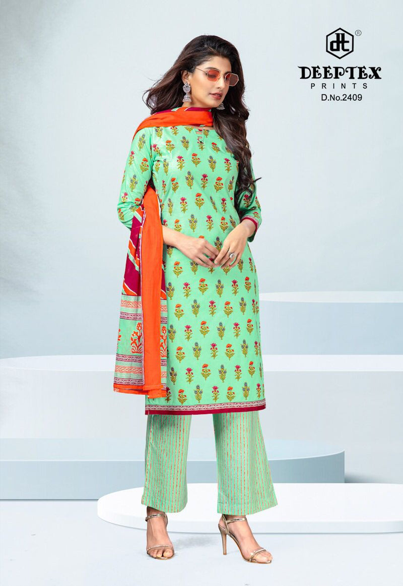Deeptex Prints Chief Guest Vol 24 Cotton Printed Festive Wear Salwar Suits