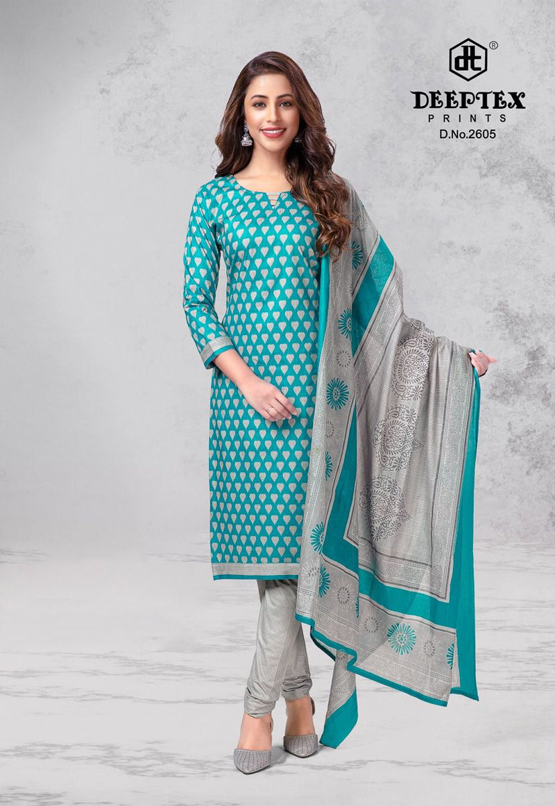 Deeptex Prints Chief Guest Vol 26 Pure Cotton With Printed Work Stylish Designer Casual Look Salwar Suit