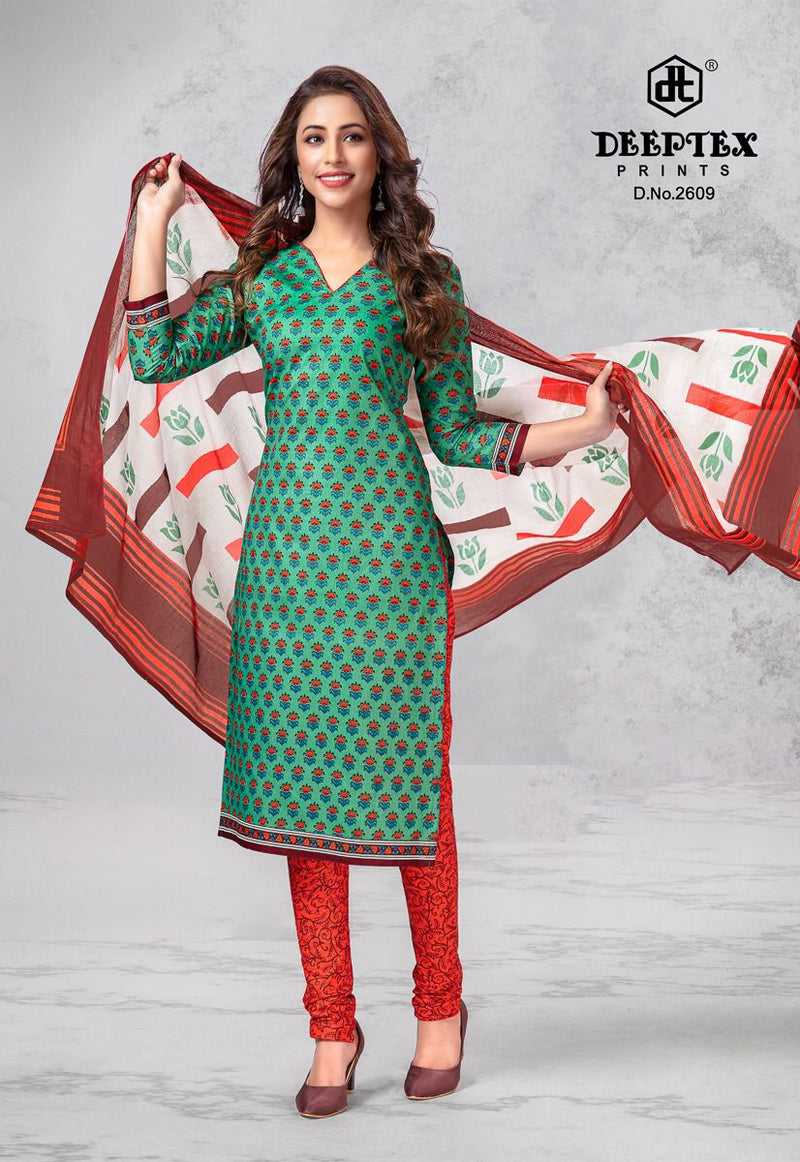 Deeptex Prints Chief Guest Vol 26 Pure Cotton With Printed Work Stylish Designer Casual Look Salwar Suit