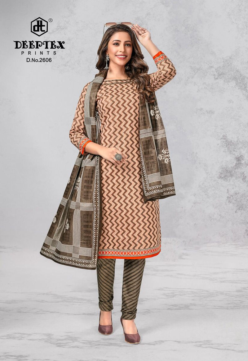 Deeptex Prints Chief Guest Vol 26 Pure Cotton With Printed Work Stylish Designer Casual Look Salwar Suit