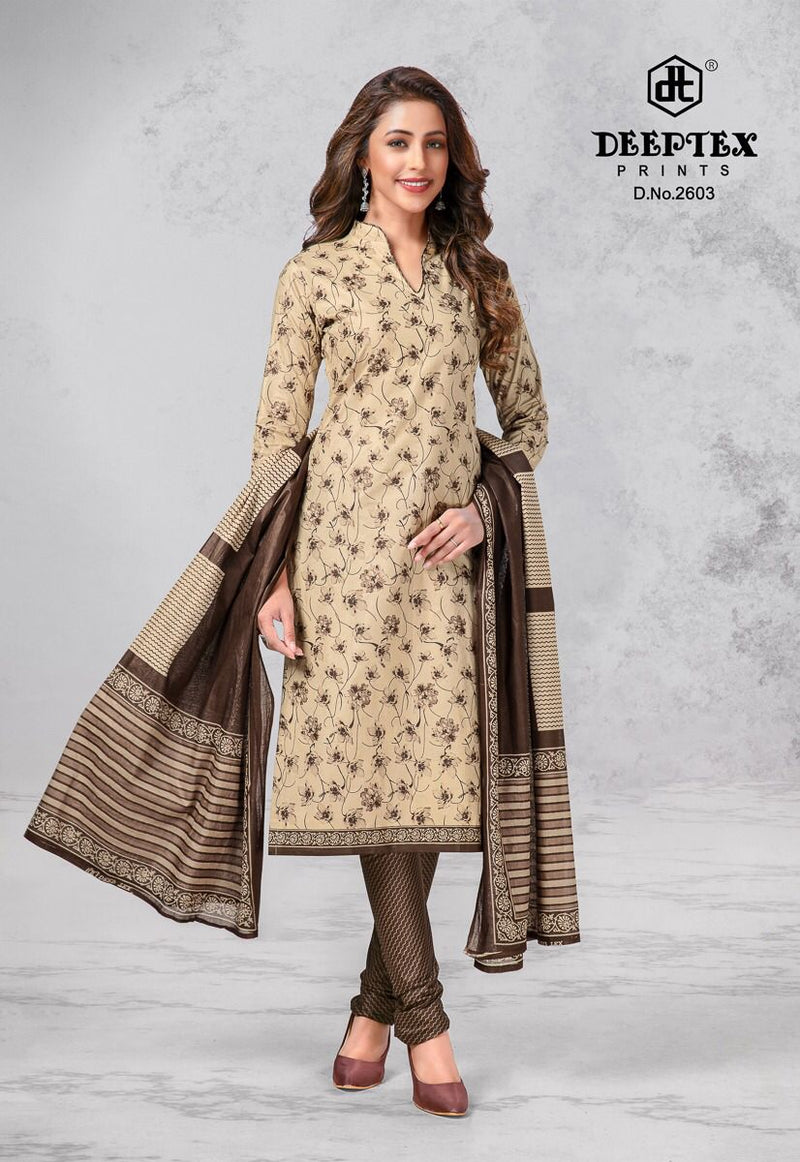 Deeptex Prints Chief Guest Vol 26 Pure Cotton With Printed Work Stylish Designer Casual Look Salwar Suit