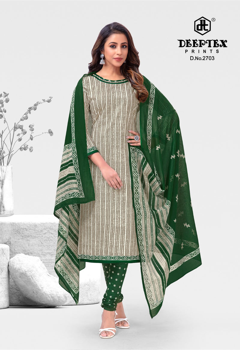 Deeptex Prints Chief Guest Vol 27 Premium Cotton Daily Wear Salwar Suit
