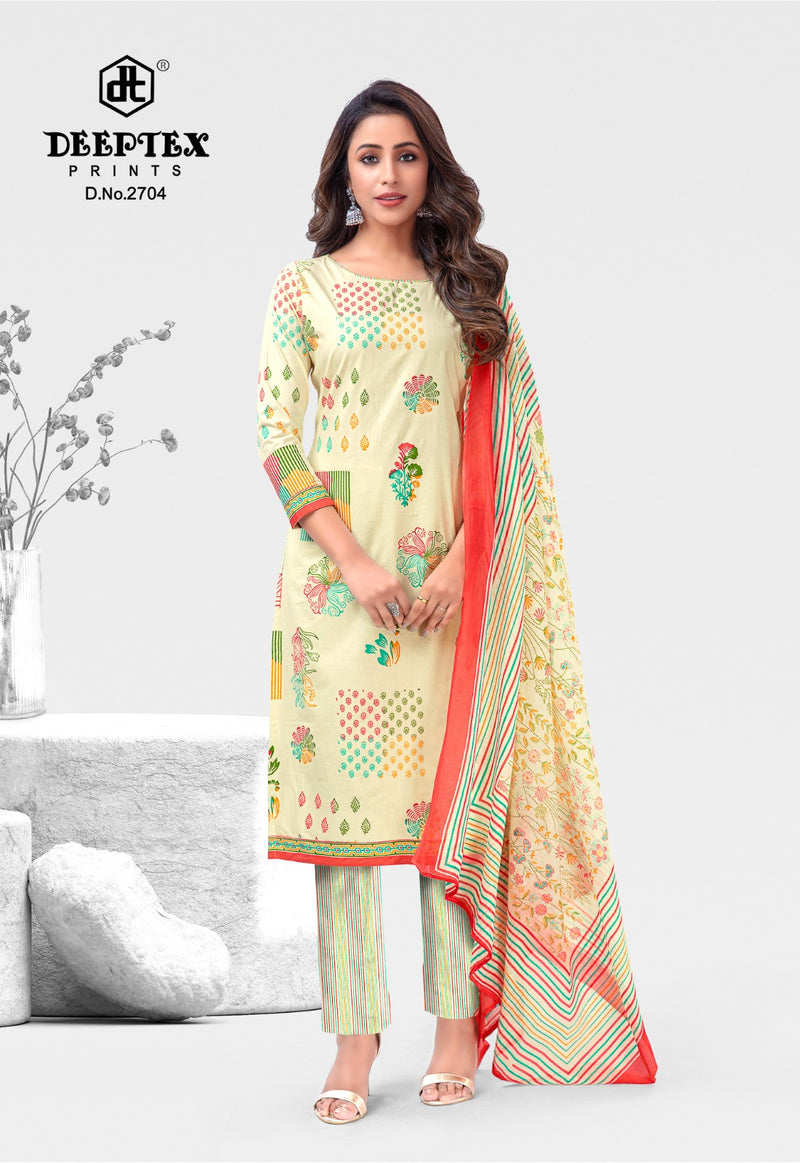 Deeptex Prints Chief Guest Vol 27 Premium Cotton Daily Wear Salwar Suit