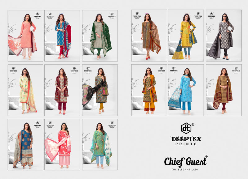 Deeptex Prints Chief Guest Vol 27 Premium Cotton Daily Wear Salwar Suit