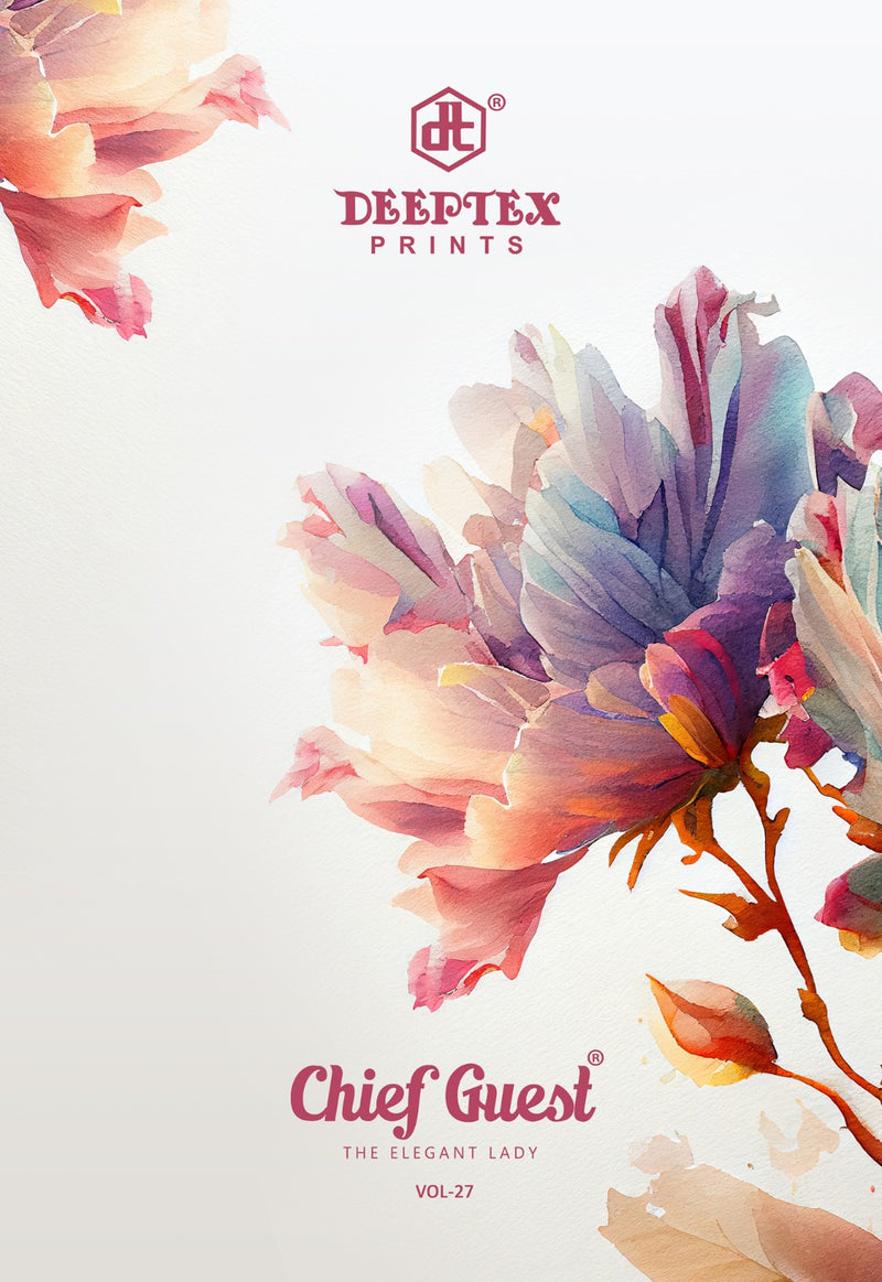 Deeptex Prints Chief Guest Vol 27 Premium Cotton Daily Wear Salwar Suit