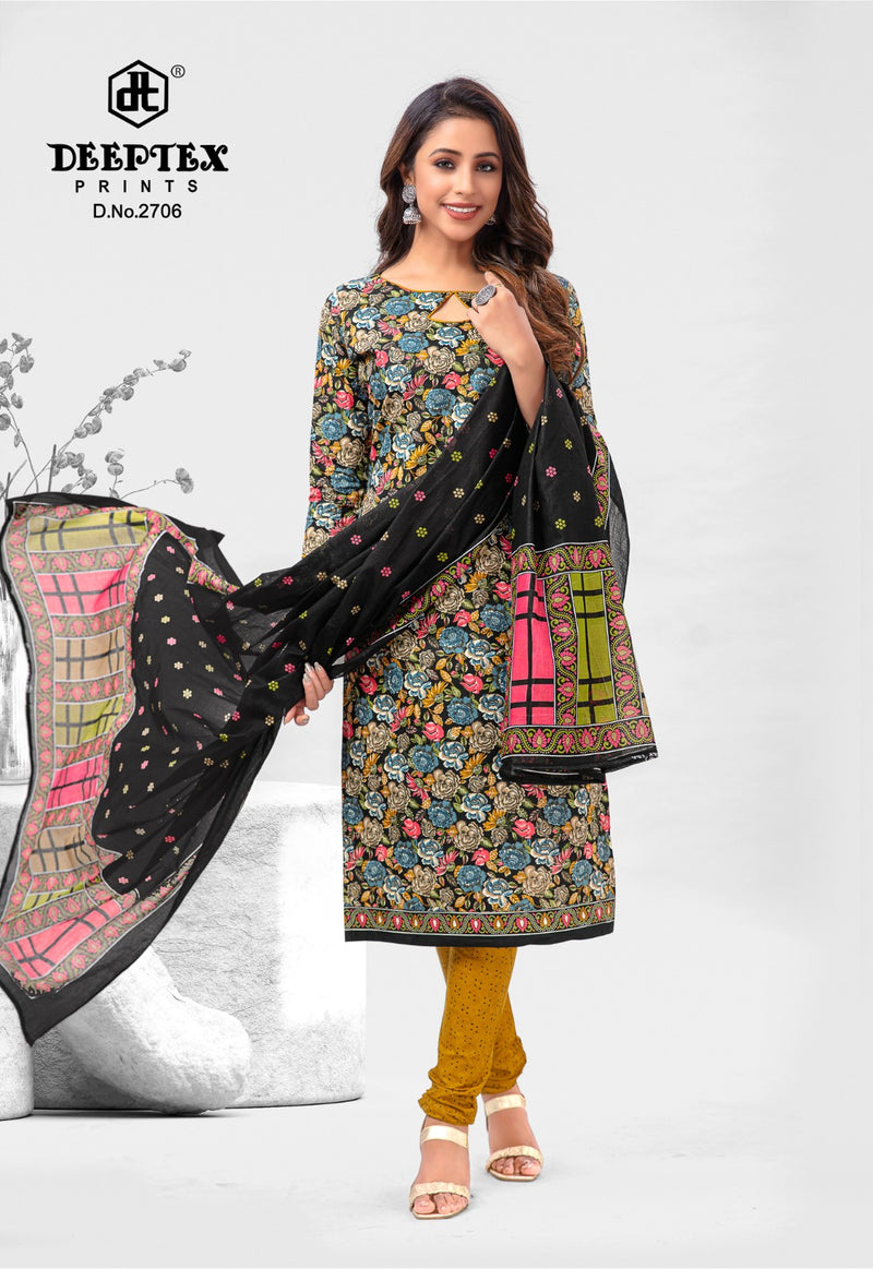 Deeptex Prints Chief Guest Vol 27 Premium Cotton Daily Wear Salwar Suit