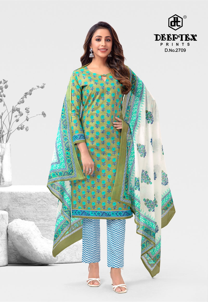 Deeptex Prints Chief Guest Vol 27 Premium Cotton Daily Wear Salwar Suit