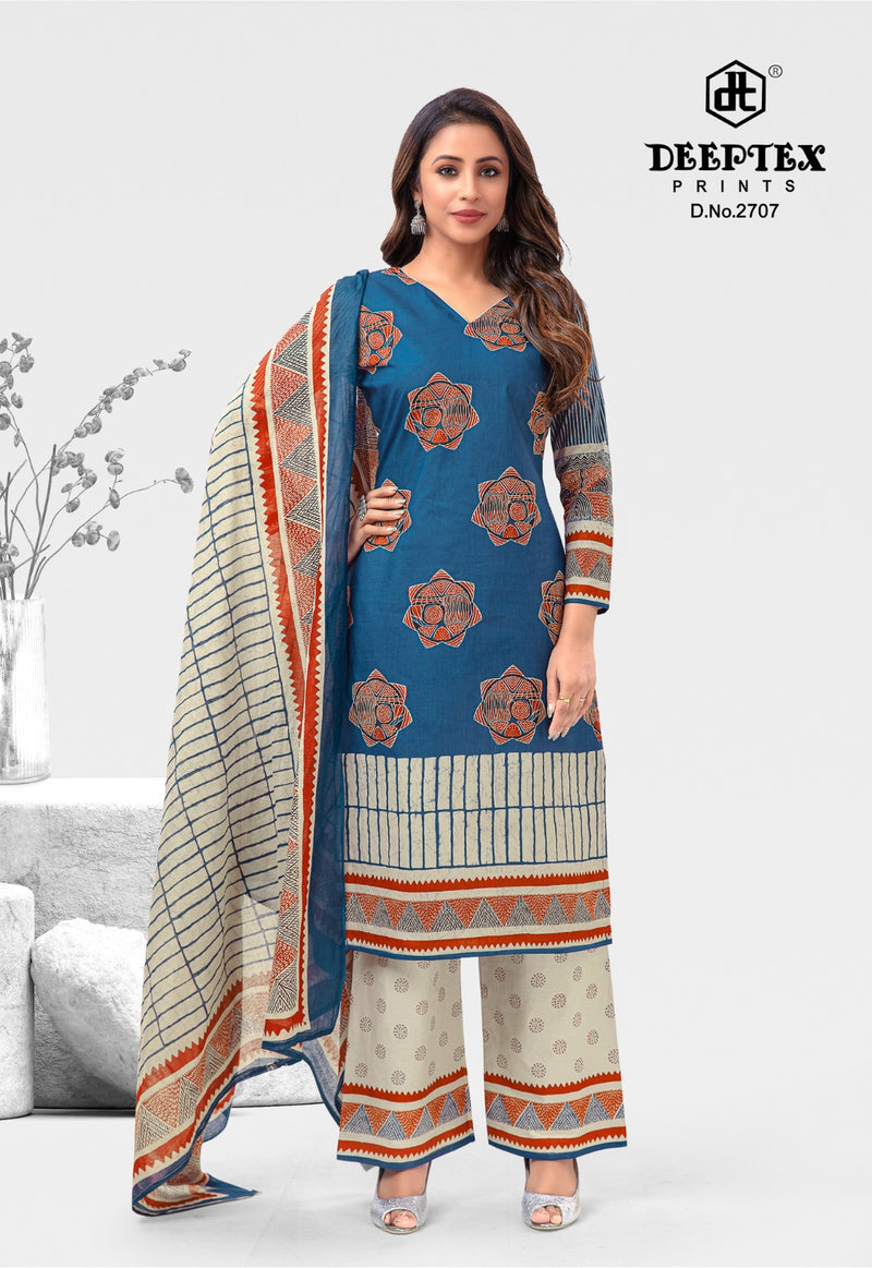 Deeptex Prints Chief Guest Vol 27 Premium Cotton Daily Wear Salwar Suit