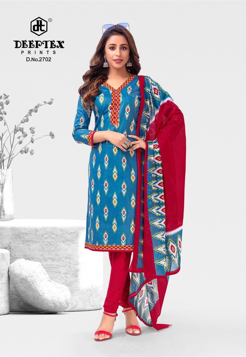 Deeptex Prints Chief Guest Vol 27 Premium Cotton Daily Wear Salwar Suit