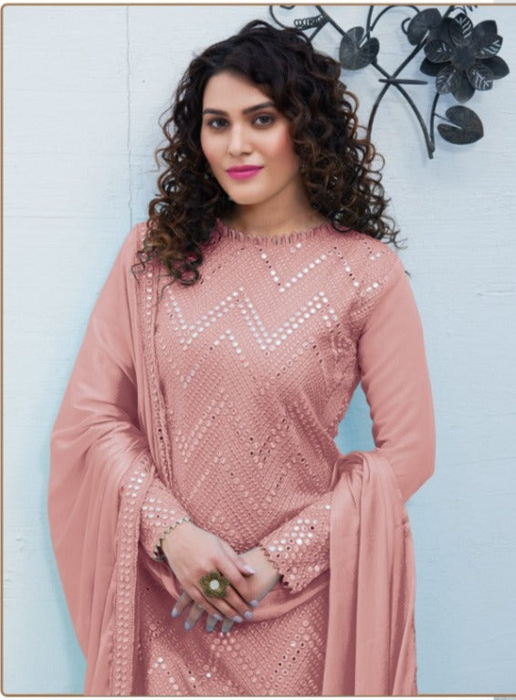 Ramsha Chikankari 01 Nx Party Wear Embroidered Salwar Kameez
