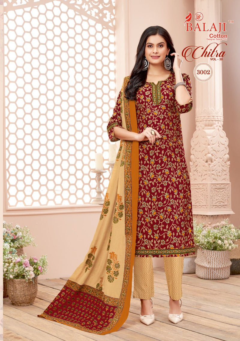 Balaji Cotton Chitra Vol 30 Cotton Printed Designer Salwar Kameez