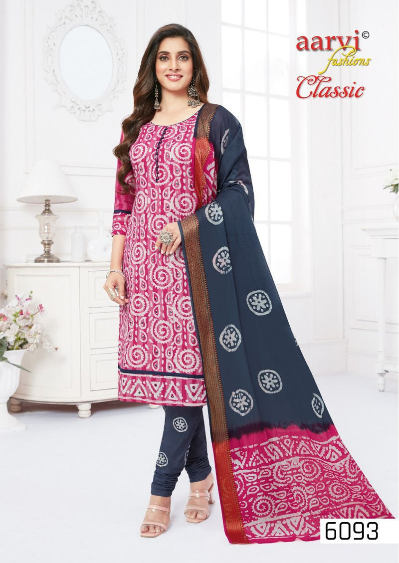 Aarvi Classic Vol 2 Pure Cotton With Heavy Embroidery Work Stylish Designer Fancy Salwar Kameez