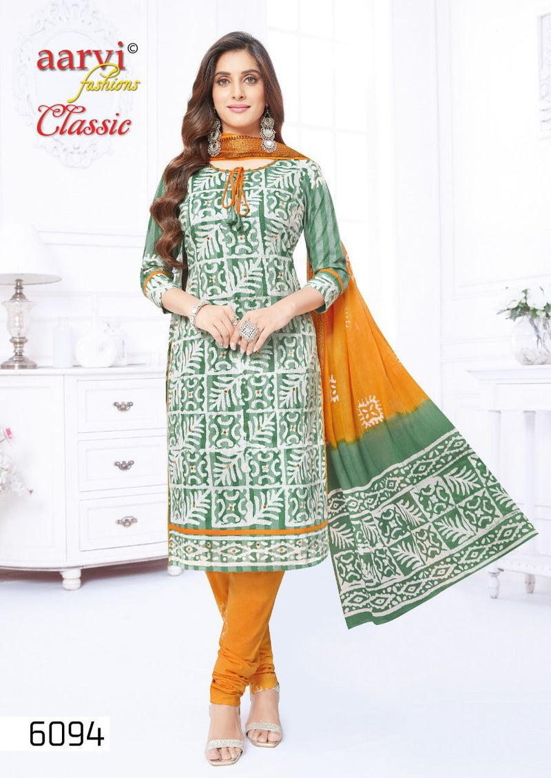Aarvi Classic Vol 2 Pure Cotton With Heavy Embroidery Work Stylish Designer Fancy Salwar Kameez