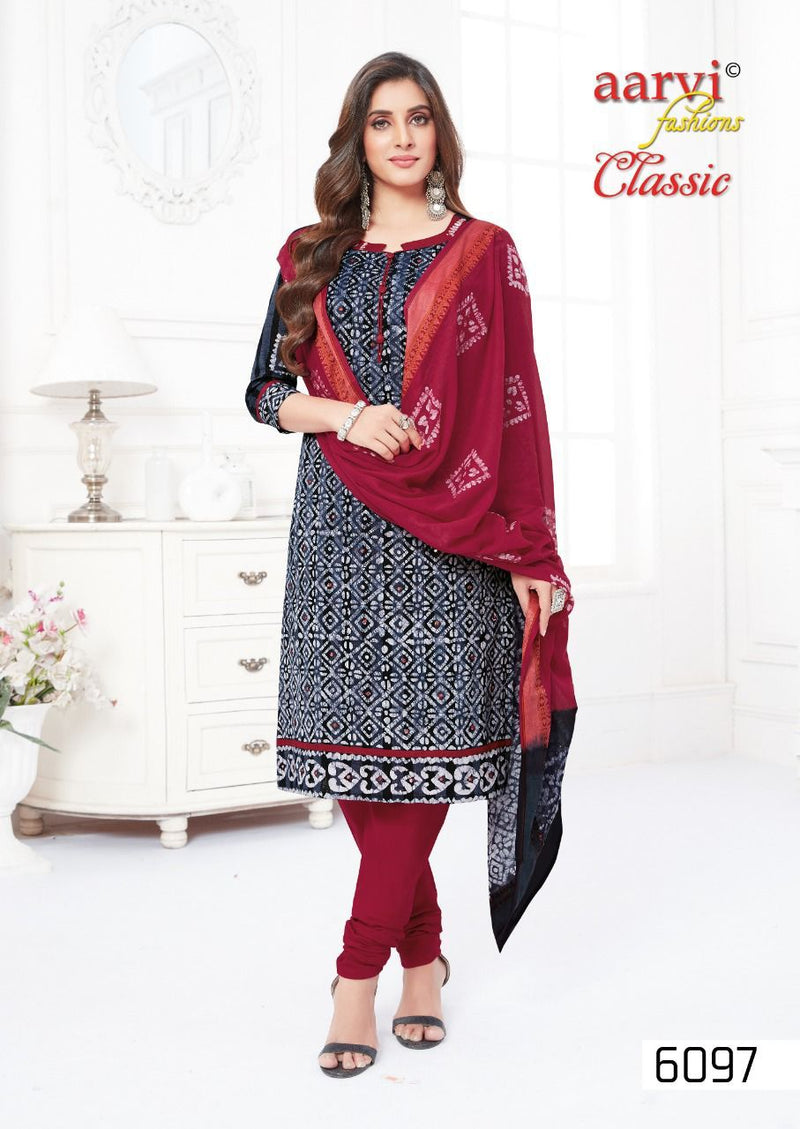 Aarvi Classic Vol 2 Pure Cotton With Heavy Embroidery Work Stylish Designer Fancy Salwar Kameez