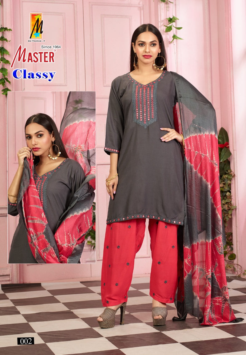 Master Classy Rayon With Heavy Beautiful Work Stylish Designer Casual Look Fancy Kurti
