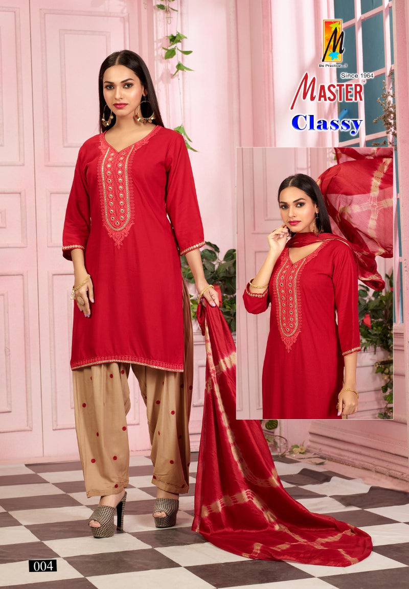 Master Classy Rayon With Heavy Beautiful Work Stylish Designer Casual Look Fancy Kurti