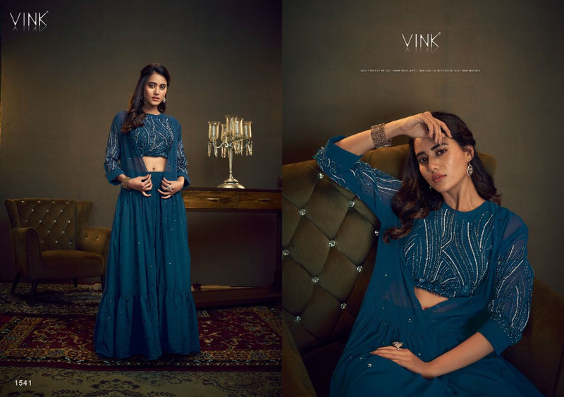 Vink Cocktail Georgette Designer Party Wear Ready Made Salwar Suits