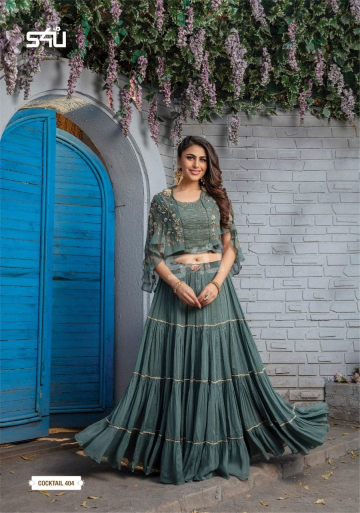 S4u Shivali Cocktail 404 Fancy Bridal Wear Kurti
