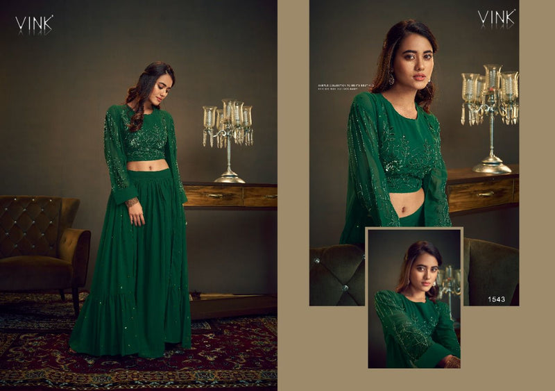 Vink Cocktail Georgette Designer Party Wear Ready Made Salwar Suits