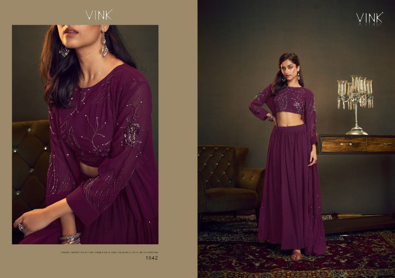 Vink Cocktail Georgette Designer Party Wear Ready Made Salwar Suits