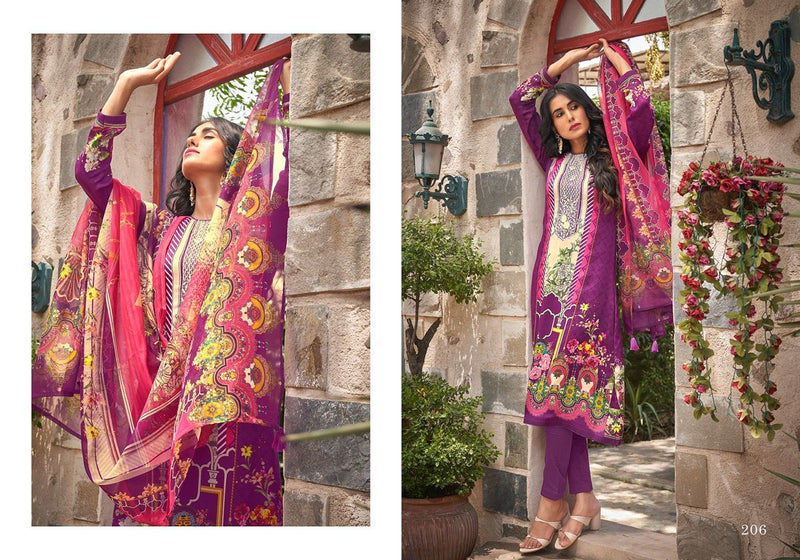 Prm Trendz Dno 201 To 208 Jam Silk With Heavy Embroidery Work Stylish Designer Pakistani Salwar Suit
