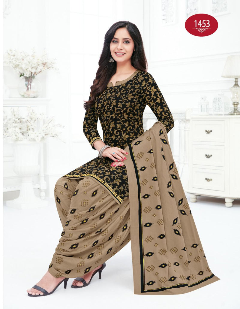 Baalar Colors Patiyala Vol 1 Pure Cotton With Printed Work Stylish Designer Casual Salwar Suit