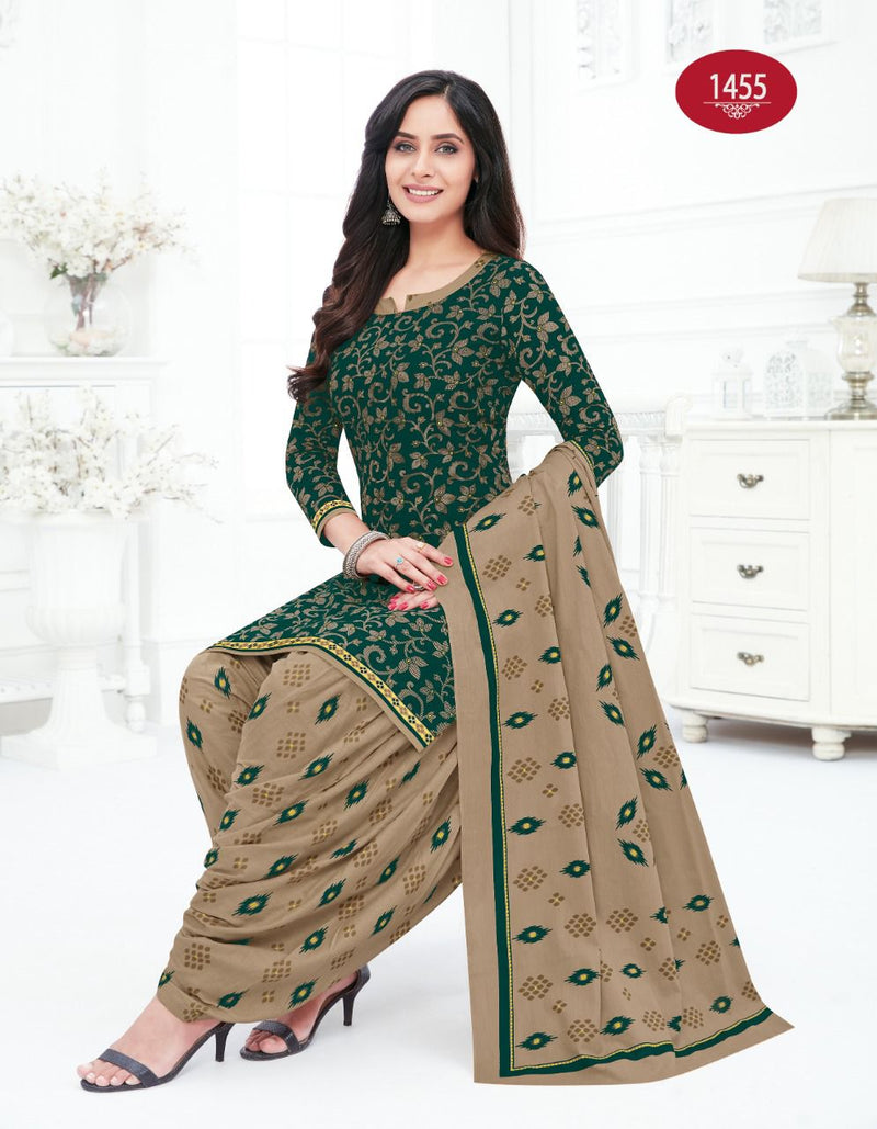 Baalar Colors Patiyala Vol 1 Pure Cotton With Printed Work Stylish Designer Casual Salwar Suit
