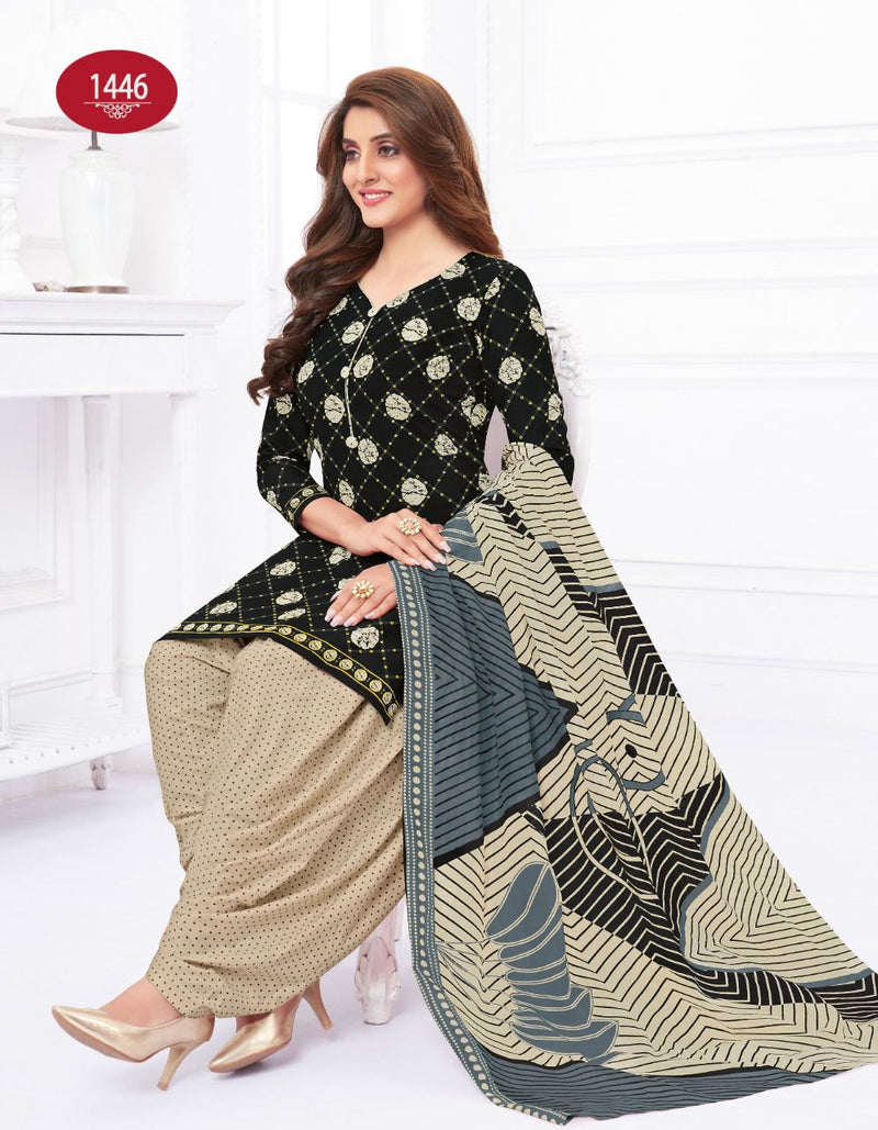 Baalar Colors Patiyala Vol 1 Pure Cotton With Printed Work Stylish Designer Casual Salwar Suit