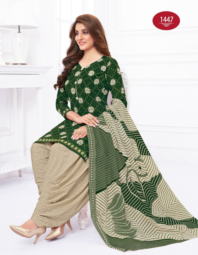Baalar Colors Patiyala Vol 1 Pure Cotton With Printed Work Stylish Designer Casual Salwar Suit