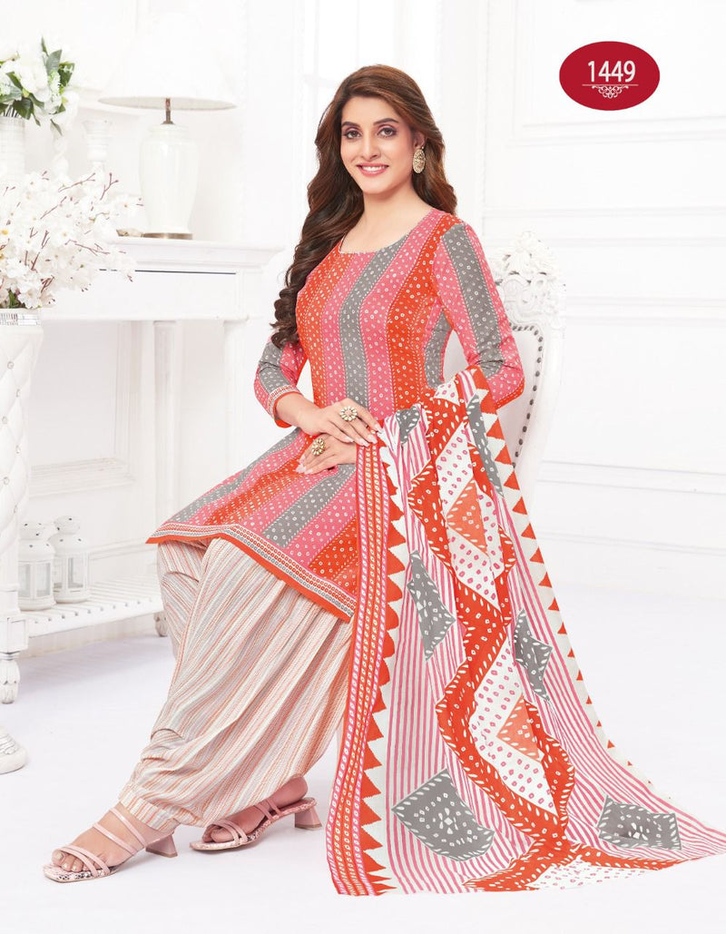 Baalar Colors Patiyala Vol 1 Pure Cotton With Printed Work Stylish Designer Casual Salwar Suit