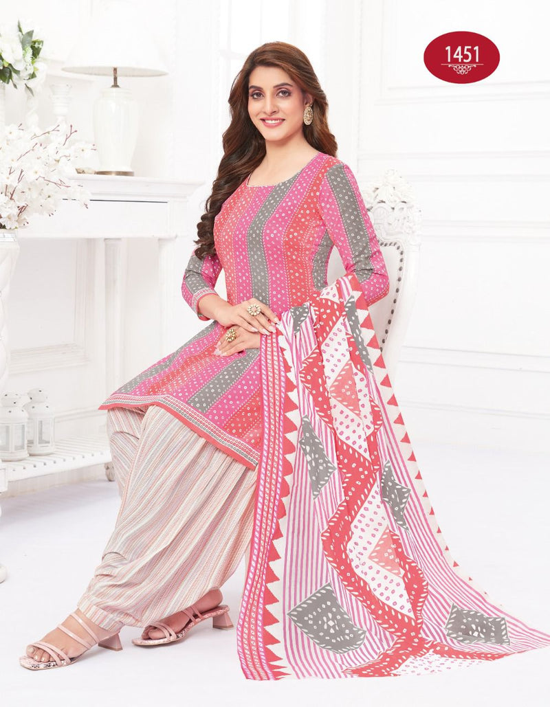Baalar Colors Patiyala Vol 1 Pure Cotton With Printed Work Stylish Designer Casual Salwar Suit