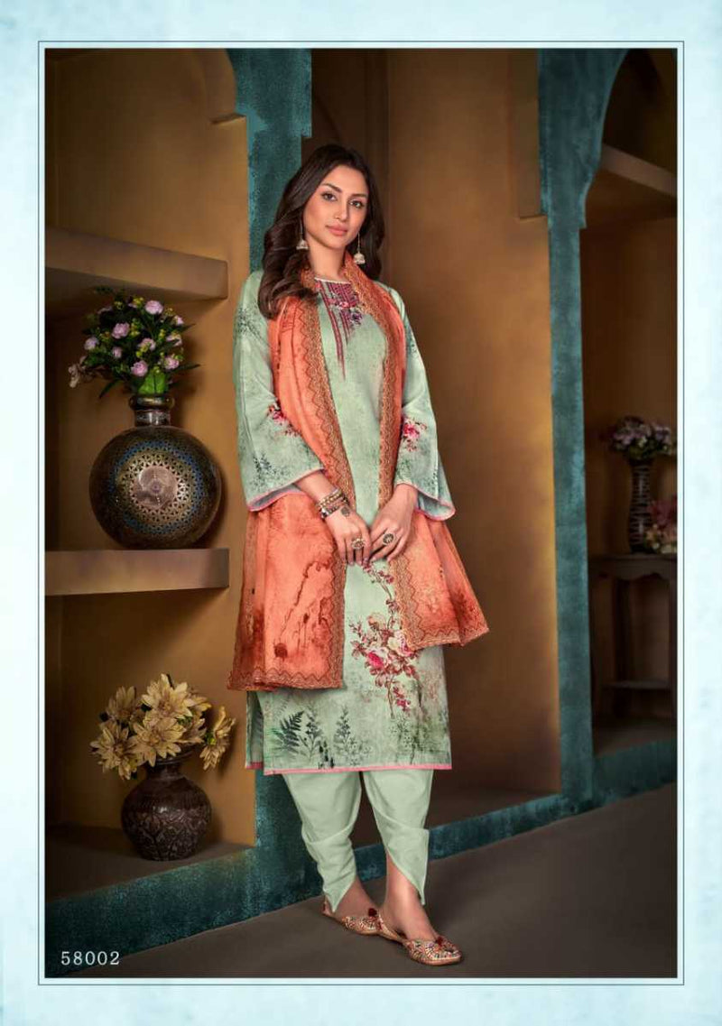 Skt Suits Coral Cambric Cotton Digital Printed Festive Wear Salwar Suits