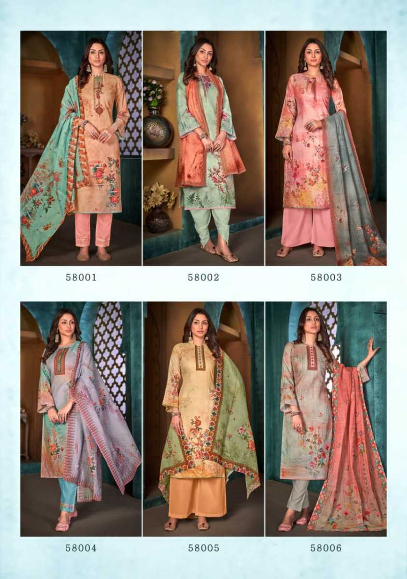 Skt Suits Coral Cambric Cotton Digital Printed Festive Wear Salwar Suits