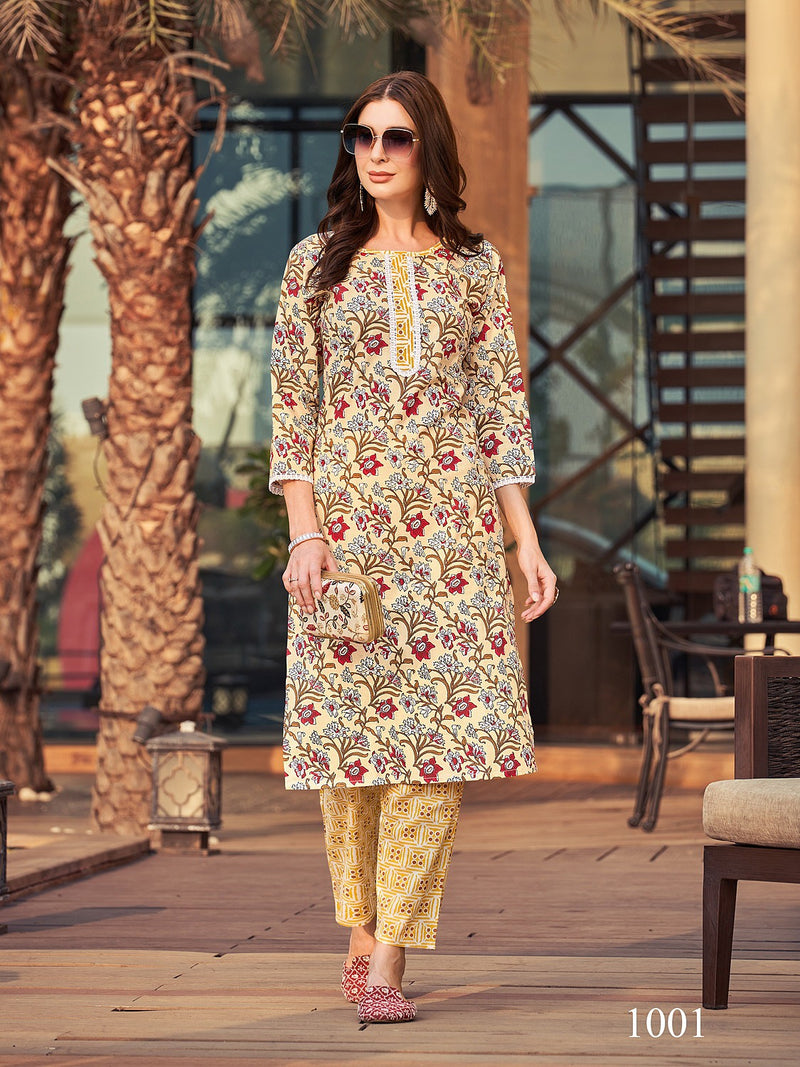 MF Cotton Candy Vol 1 Pure Cotton Printed Fancy Dailywear Designer Kurti
