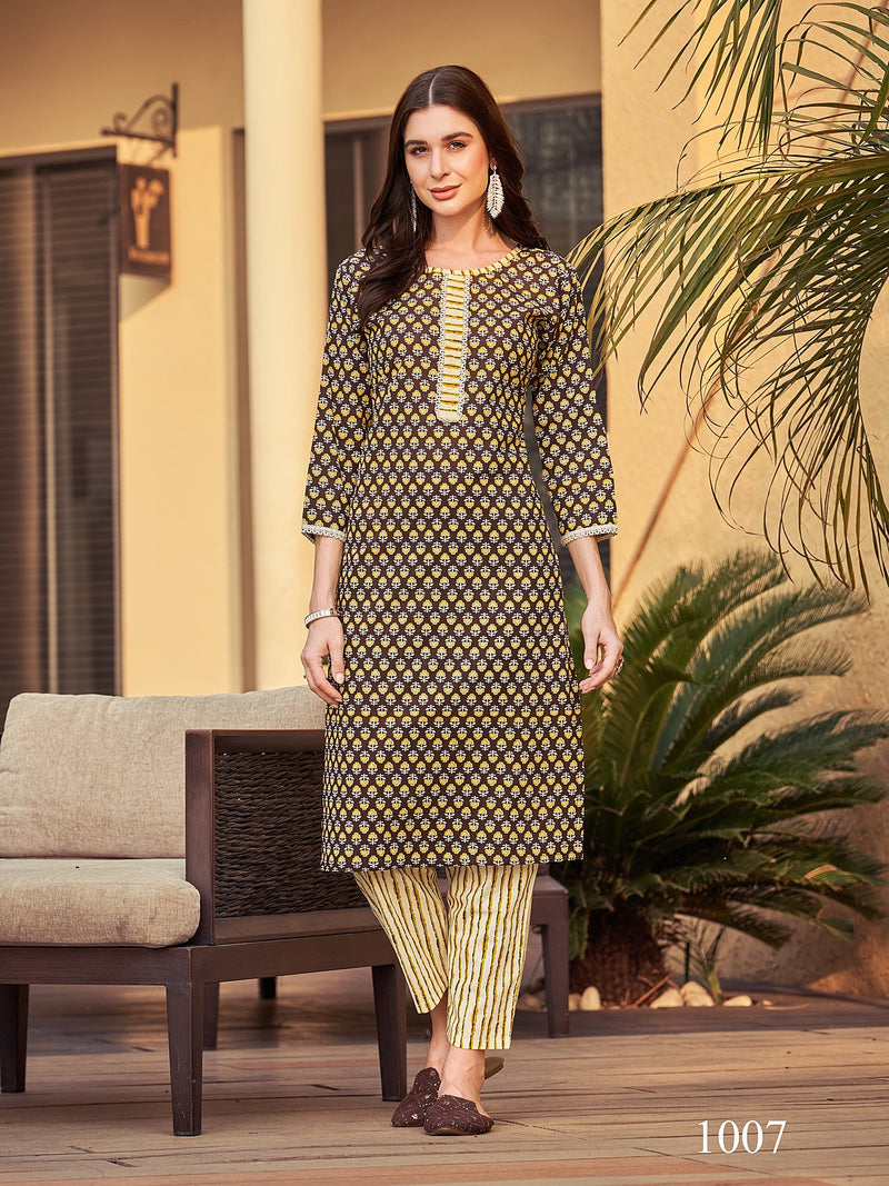 MF Cotton Candy Vol 1 Pure Cotton Printed Fancy Dailywear Designer Kurti