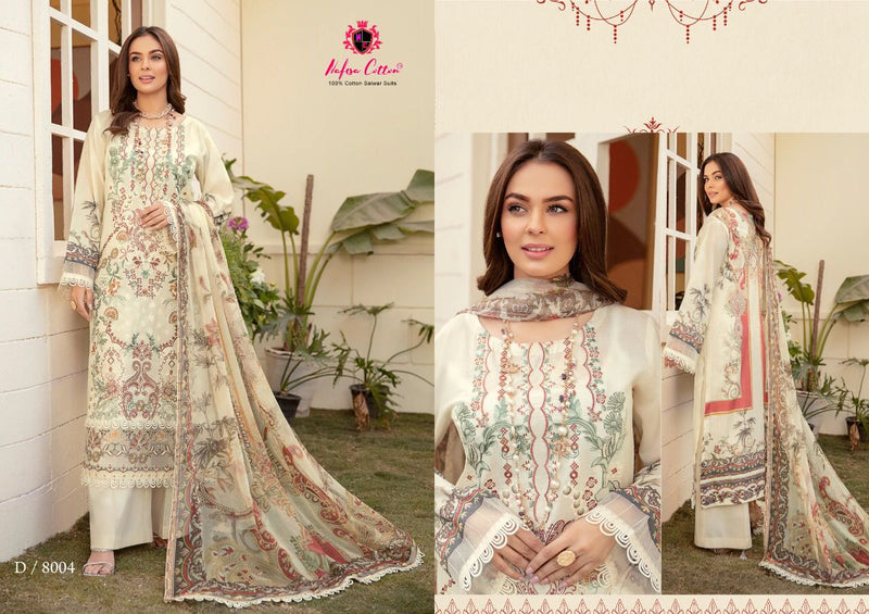 Nafisa Cotton Collection Vol 8 Pakistani Style Festive Wear Salwar Suits