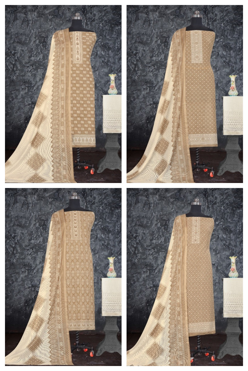 Bipson Fashion Cotton Plazo 1854 Cotton Printed Festive Wear Salwar Suits