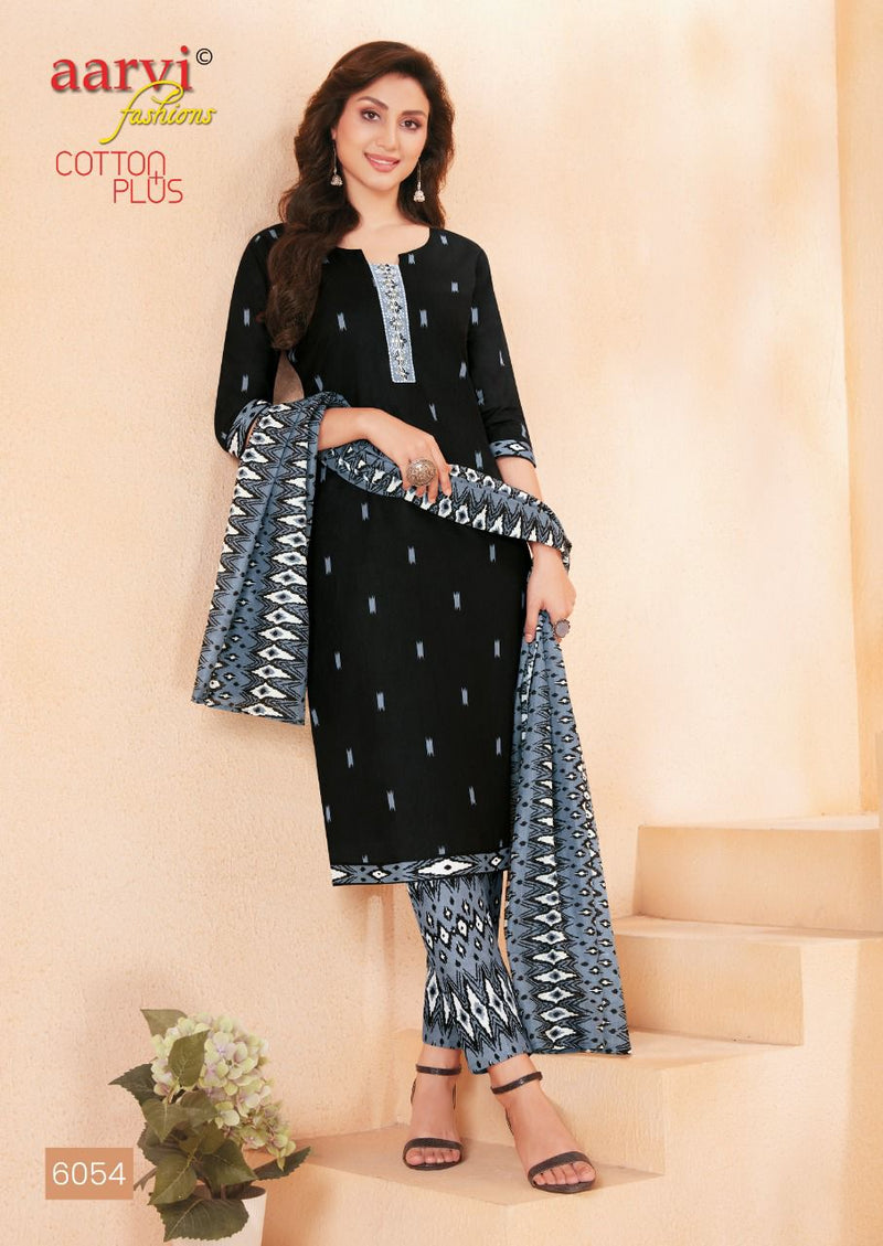 Aarvi Fashion Cotton Plus Cambric Cotton Printed Festive Wear Salwar Suits