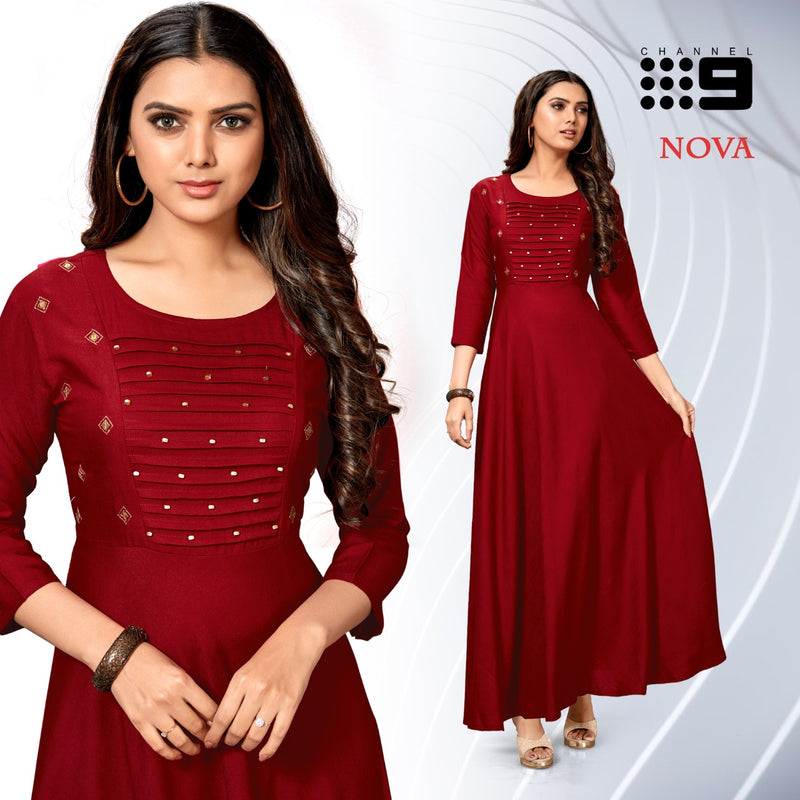 Channel 9 Nova Rayon With Khalti Hand Work