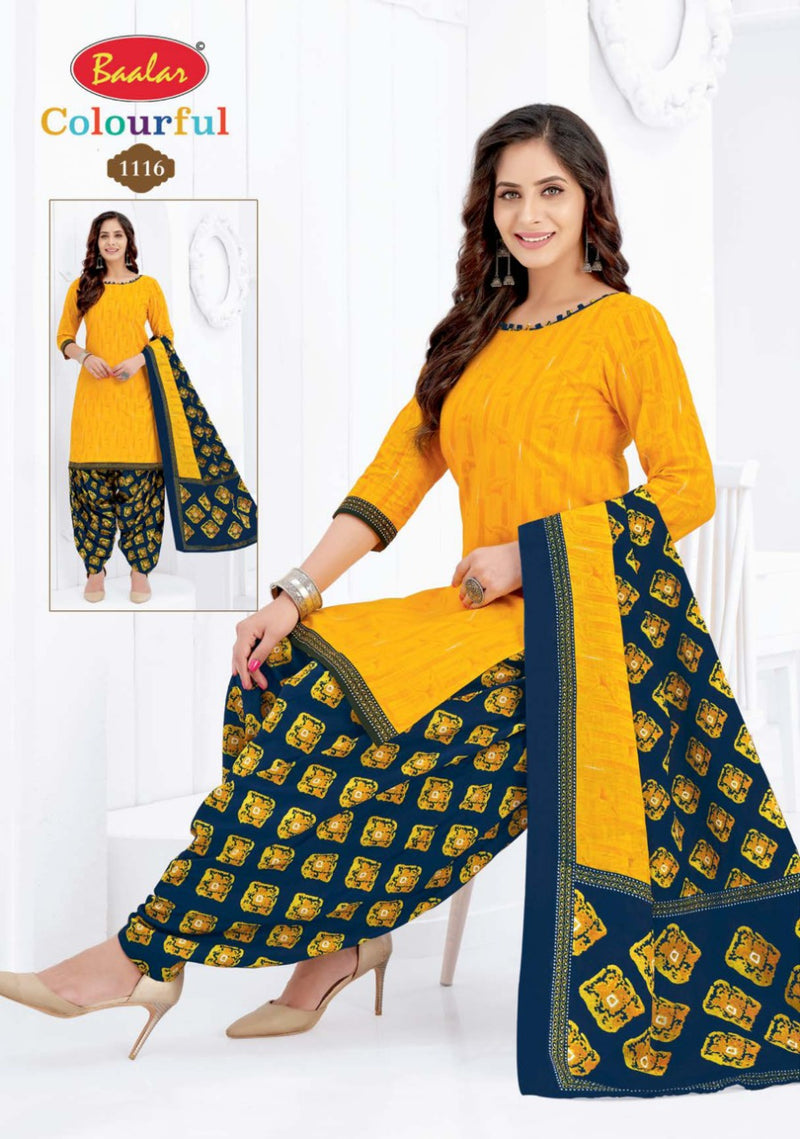 Colourful Vol 11 By Balar Pure Cotton Regular Printed Fancy Wear Salwar Suits With Dupatta