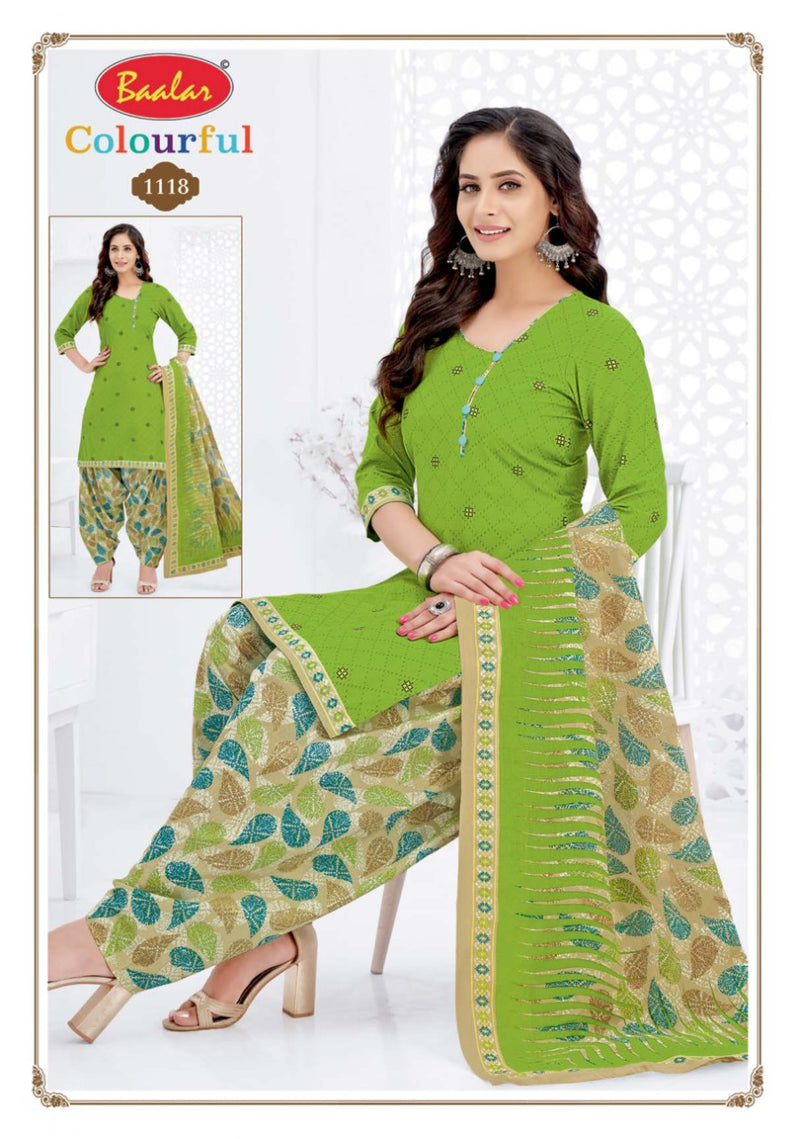 Colourful Vol 11 By Balar Pure Cotton Regular Printed Fancy Wear Salwar Suits With Dupatta