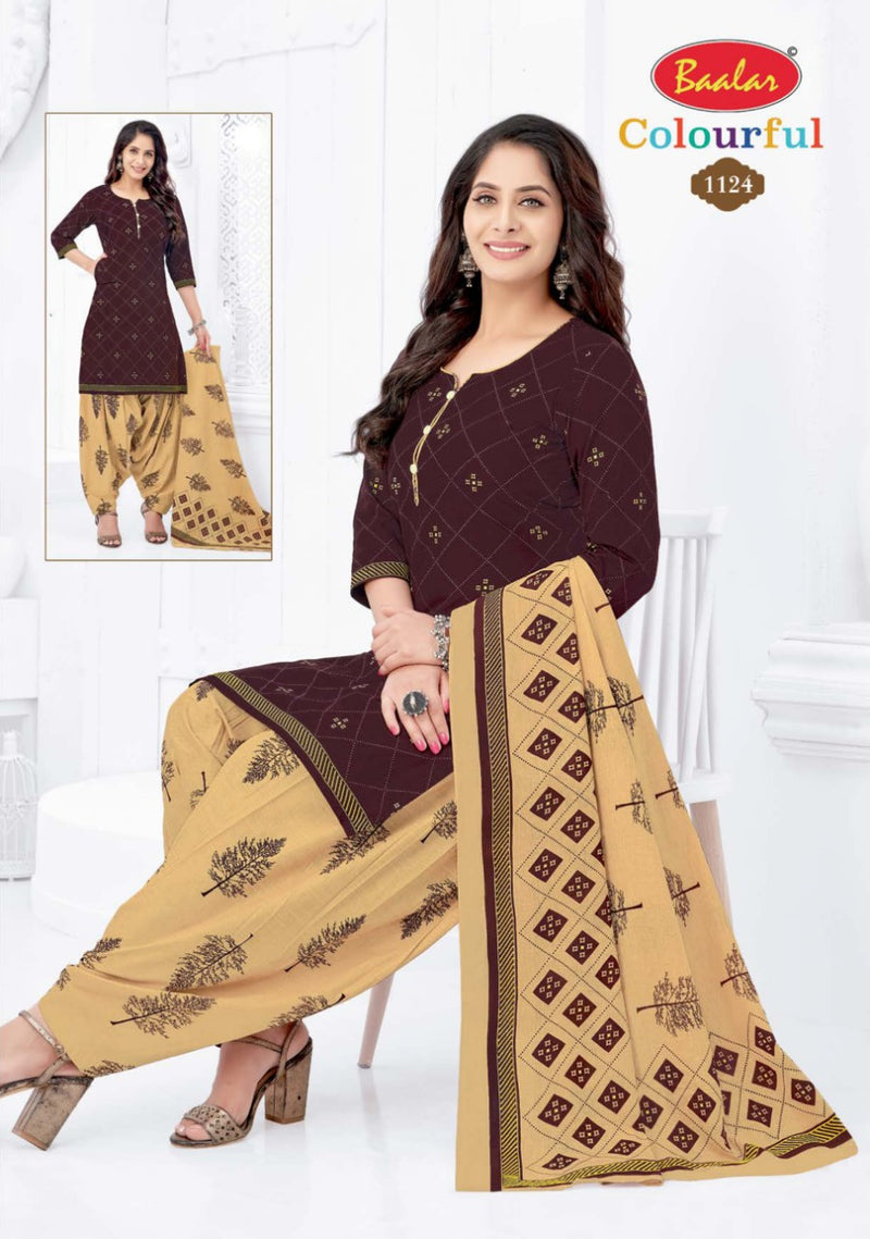 Colourful Vol 11 By Balar Pure Cotton Regular Printed Fancy Wear Salwar Suits With Dupatta