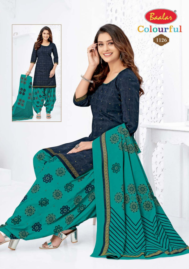 Colourful Vol 11 By Balar Pure Cotton Regular Printed Fancy Wear Salwar Suits With Dupatta