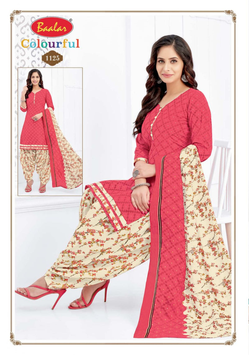 Colourful Vol 11 By Balar Pure Cotton Regular Printed Fancy Wear Salwar Suits With Dupatta