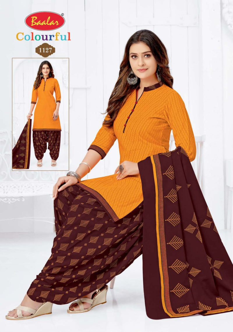 Colourful Vol 11 By Balar Pure Cotton Regular Printed Fancy Wear Salwar Suits With Dupatta